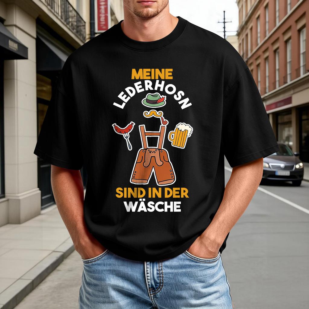 Men's Summer Crew Neck Short Sleeve T-Shirt Casual Comfortable Oktoberfest Print Shirt Lightweight Breathable Fabric