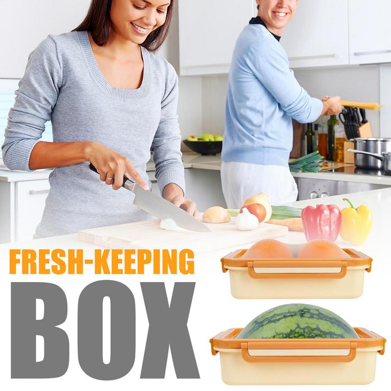 Vegetable Saver 2 Pieces Reusable Fruit And Veggie Savers Large Food Storage With Lids Stretch Pods Kitchen Organizer For Garlic