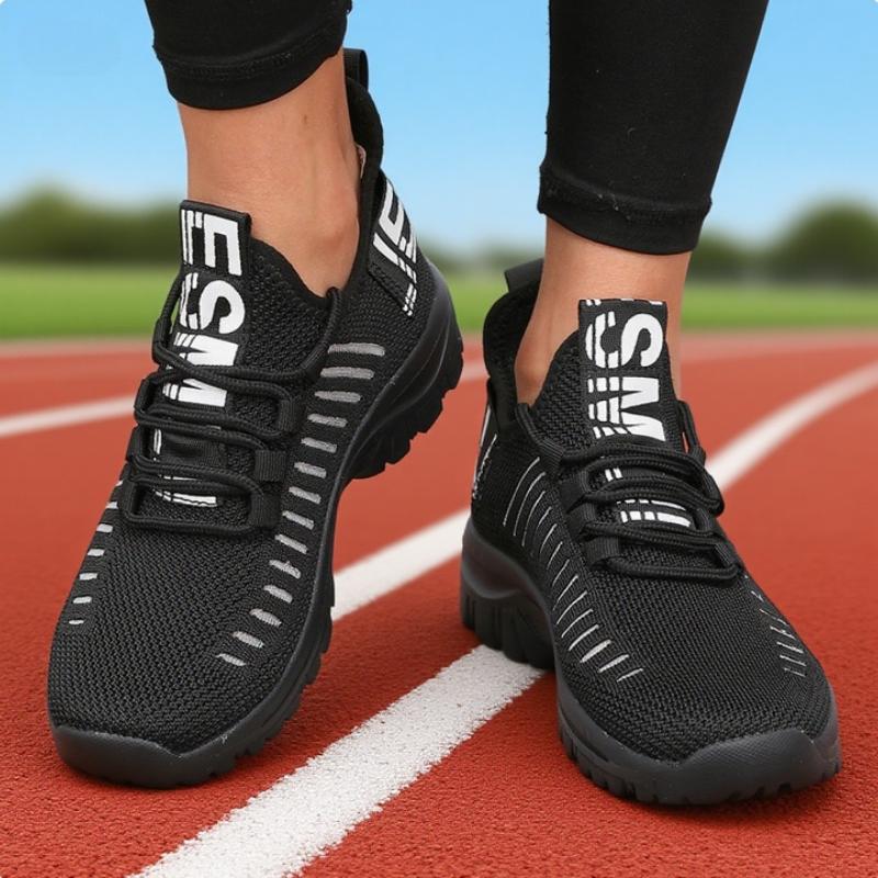 

Women S Fashion Mesh Casual Sports Shoes Breathable Comfortable Running Shoes Shock-Absorbing Buffering Training Light Sneakers 37