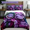 3pcs Duvet Cover Set (1*Duvet Cover + 2*Pillowcase, Without Core), Harley Quinn Joker Print Bedding Set, Bedroom Decor, All‑Season, Birthday Gift