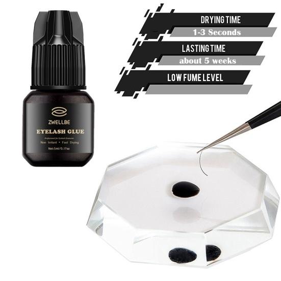 Schnell trocknender Wimpernkleber, keine Simulation, langlebiges Wimpernverlängerungs-Make-up-Tool