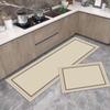 Stylish Non-Slip Kitchen Floor Mats: Dirt-Resistant, Water-Absorbing, Oil-Absorbing, Long Combination Set