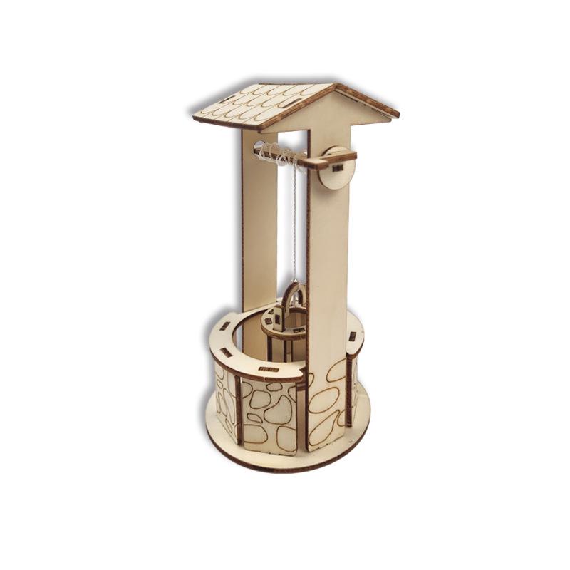 

Деревянный шкив своими руками, научный набор для детей 1 Set