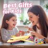 Non-Toxic 383Pcs Holiday Airplane Building Blocks Dream Pink Plane Model Bricks Creative Desktop Deco Educational Diy Toys For Kids Gifts