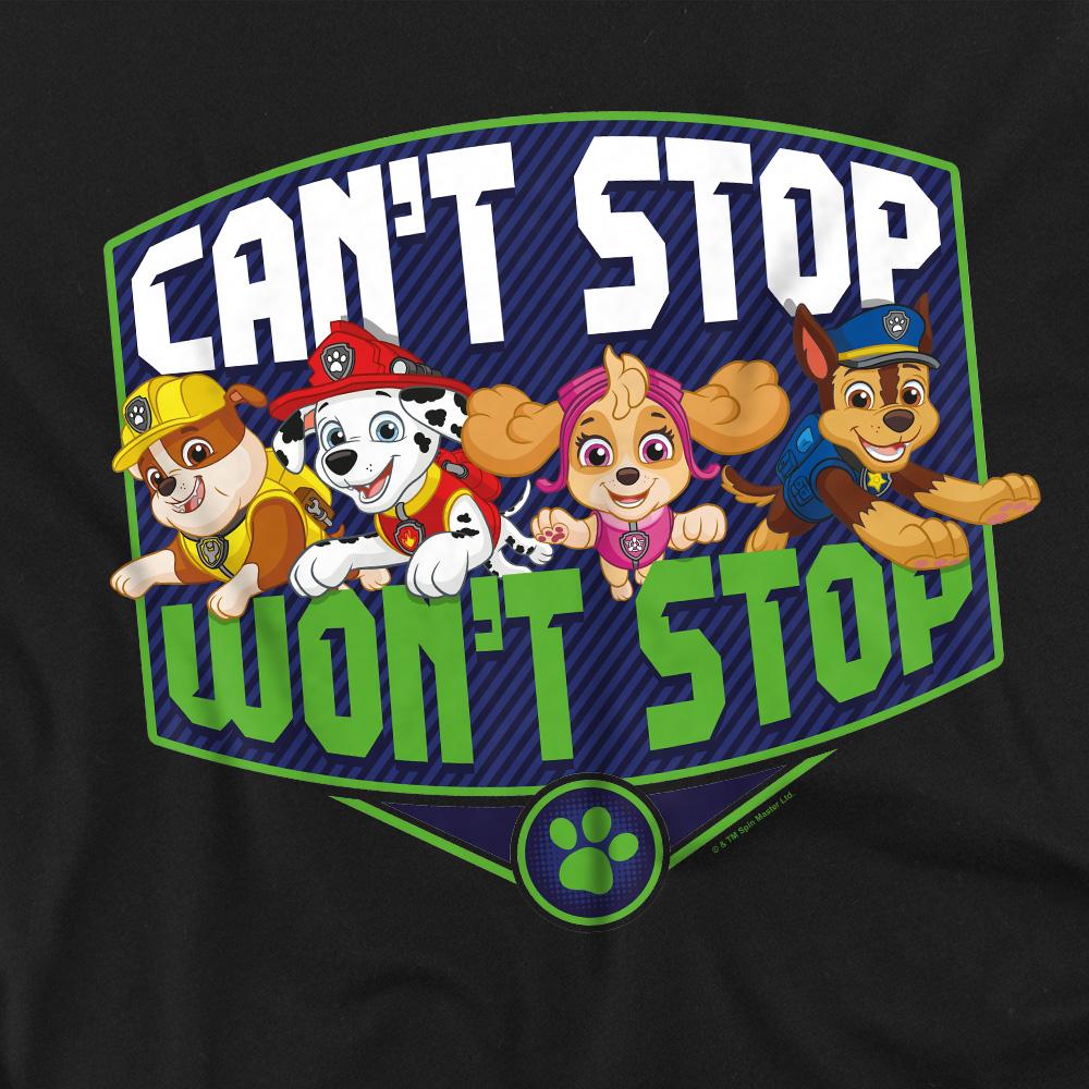 Paw Patrol Unisex Adult CanÂ´t Stop WonÂ´t Stop T-Shirt