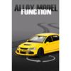 1/32 Mitsubishis Lancer Evolution Alloy Sports Car Model Diecasts Metal Racing Vehicles Car Model Sound and Light Kids Toys Gift