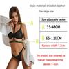 Women Sexy PU Leather Harness Sexy Lingerie BDSM Sexual Outfit Garter Bondage Tied Porn Gothic Sex 18 Handcuffs Belt Fetish Toys