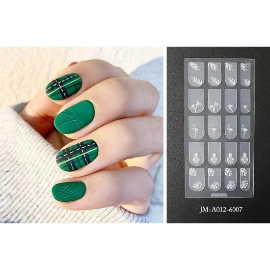 New Nail Art Sticker Nail Sticker 3D Nail Art Decoration Matte Dark Matte New Technology Two Ways To Use