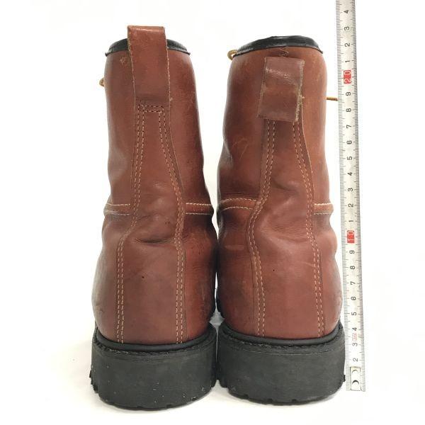 70s 80s Vintage SUB ZERO INSULATED Vibram Depose Montagna Block Work Boots Brown Size 26.5 27.0(USED)