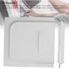 Aramox White RV Screen Door Slider, Prevents Debris, Great Ventilation, Easy Install, Fashionable Design, 12x12 inch Panel, Fits RV Trailer Motor
