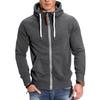 Europäisches Herren Color Block Sport-Sweatshirt - Lässiger Raglanärmel-Cardigan