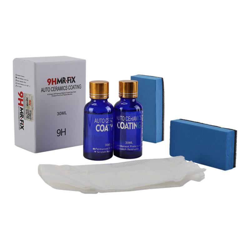 2ks Car Ceramic 9H Polish Nano Glass Coat Anti-Scratch Auto H9 Hardness Auto Ceramic Polish