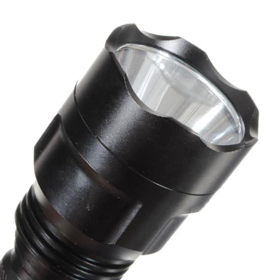 Aluminium Alloy Waterproof Super Bright Rechargeable Flashlight Torch Light