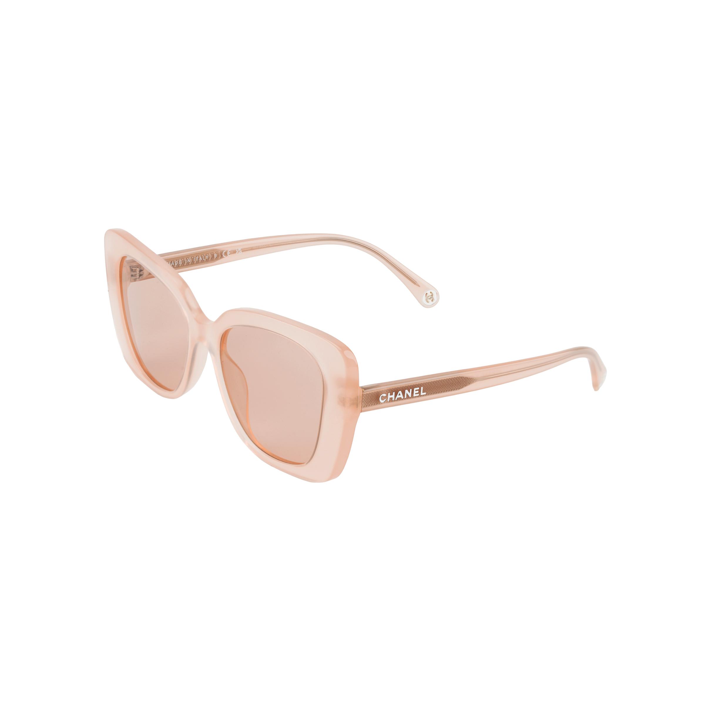 

Chanel Letter Decorated Butterfly Sunglasses Women sunglasses Pink CH550417324B Basic Packaging-Eyeglass Case+Box,53,Pink
