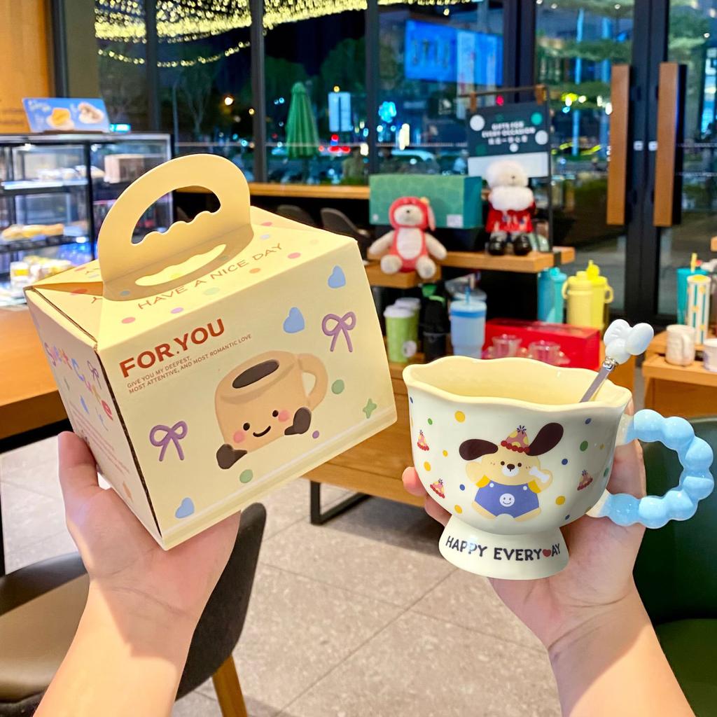 Welpentassen  Tassen mit hohem Erscheinungsbild Keramik Paartassen  Wasserbecher  Geburtstagsgeschenke und Souvenirs für Mädchen