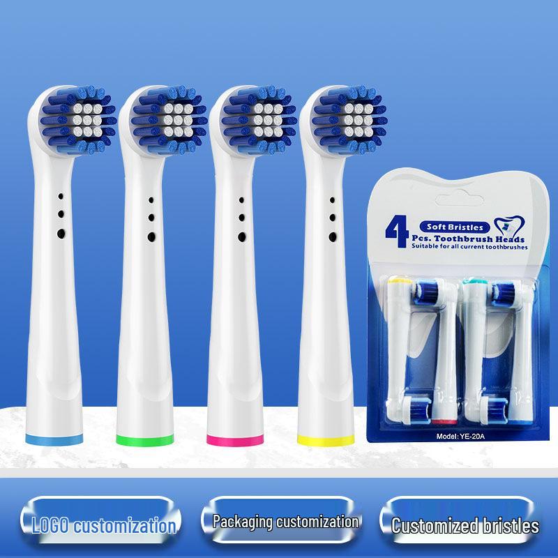 Oral-B Compatible iO Electric Toothbrush Replacement Heads - Soft Bristles, Round Head