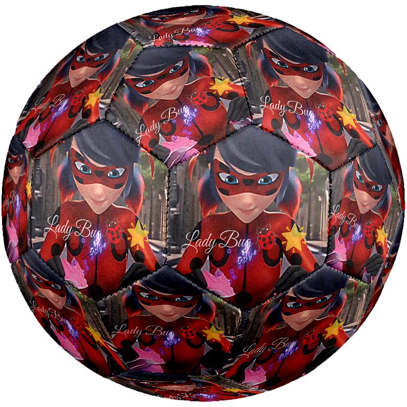 1pc Ladybug Pattern Standard Size 5 Soccer Ball, Gentle on the Feet, Designed Specifically for Matches and Training Football