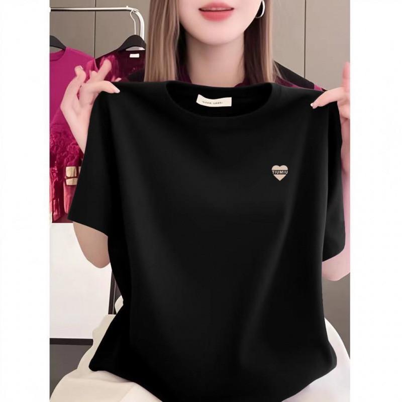 Urban Style T Shirt For Women With Printed Letters And Short Sleeves For Casual Summer Wear