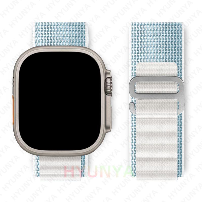 Alpine Λουράκι για Apple Watch Band Σειρά 10 9 8 7 SE Ultra 2 41mm 42mm 45mm 46mm 49mm 40mm 44mm IWatch Correa Λουράκι Ρολόι Βραχιόλι