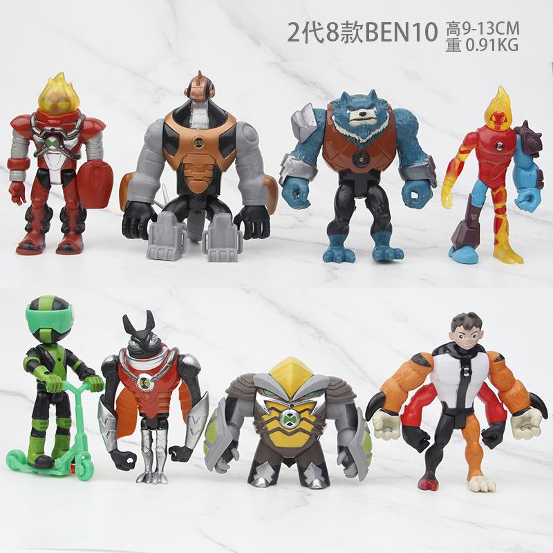 

10 Декоративная фигурка Бен Модель ПВХ Топпер для торта Автомобиль Слепая коробка Аниме Игрушка Подарок