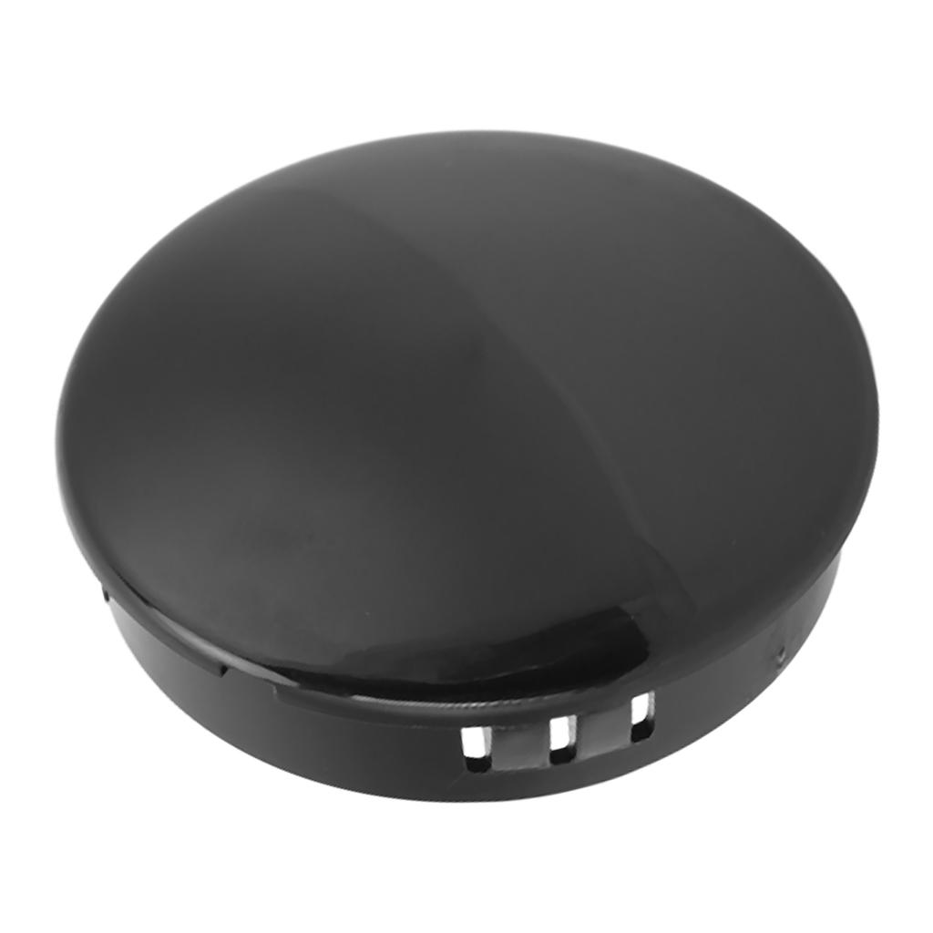 2.75 Inch Black PC Steering Wheel Center Cap High Strength Boat Accessories for Yacht Marine