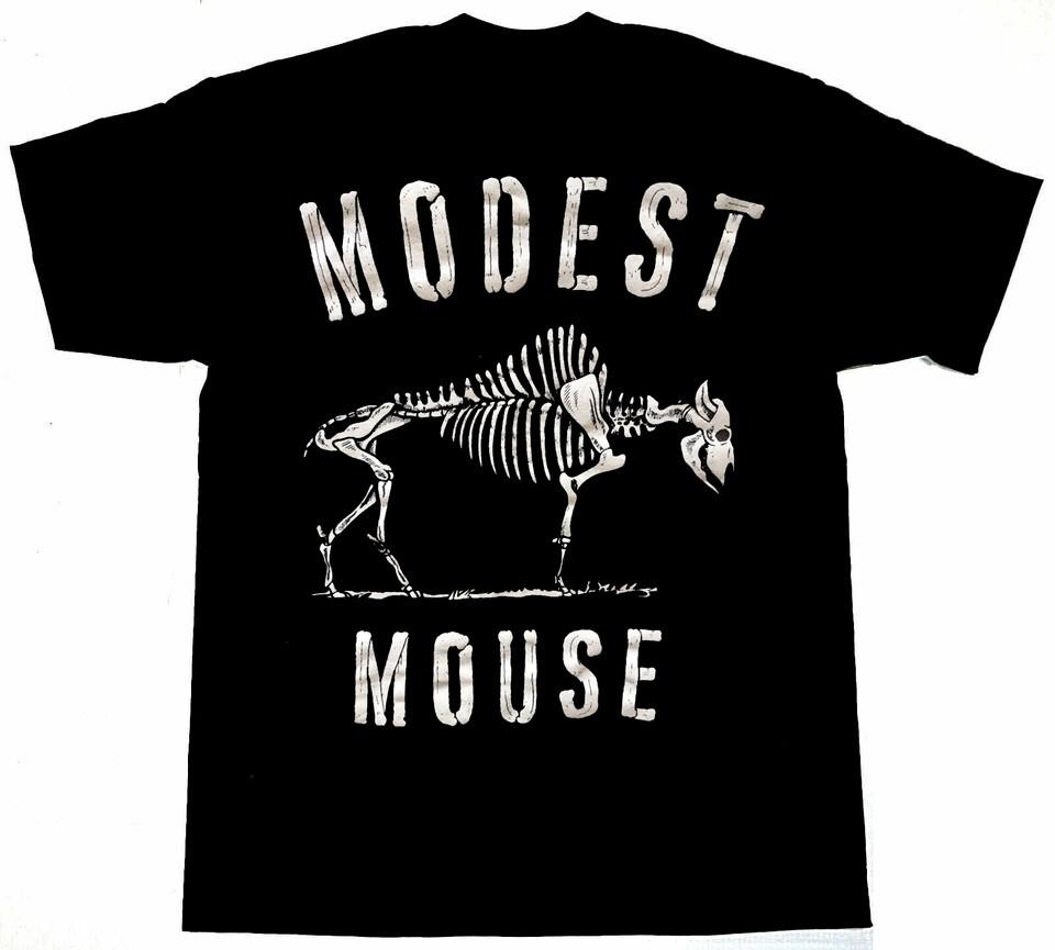 

Редкая футболка группы Modest Mouse к 25-летнему юбилейному туру, черная, унисекс, размер S-4XL QQ156 XL