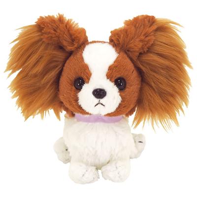 Sun Lemon Pups Papillon Braun S 15,9 x 11,3 x 7,2 cm Stofftier Hund P-1992