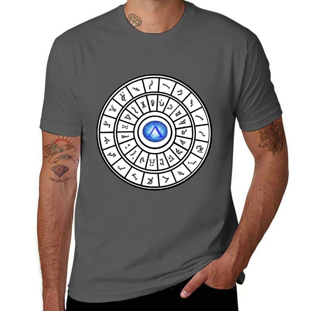 Stargate Wurmloch Wählring T-Shirt Herren T-Shirt Baumwolle Hohe Qualität Baumwoll-T-Shirt 100 T-Shirt