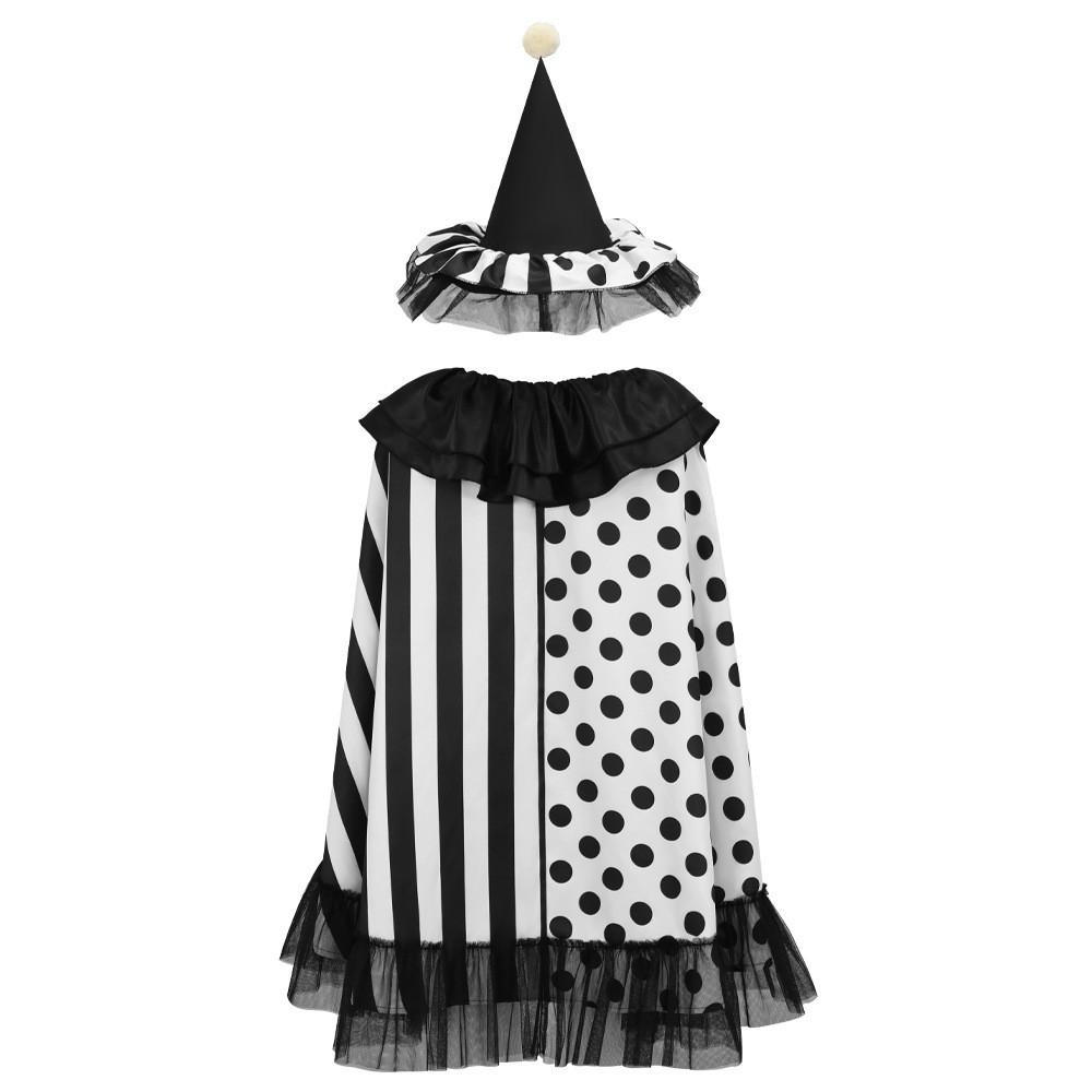Witch Clown Costume Cloak For Halloween Stage Shows And Cosplay Events In Unisex Design
