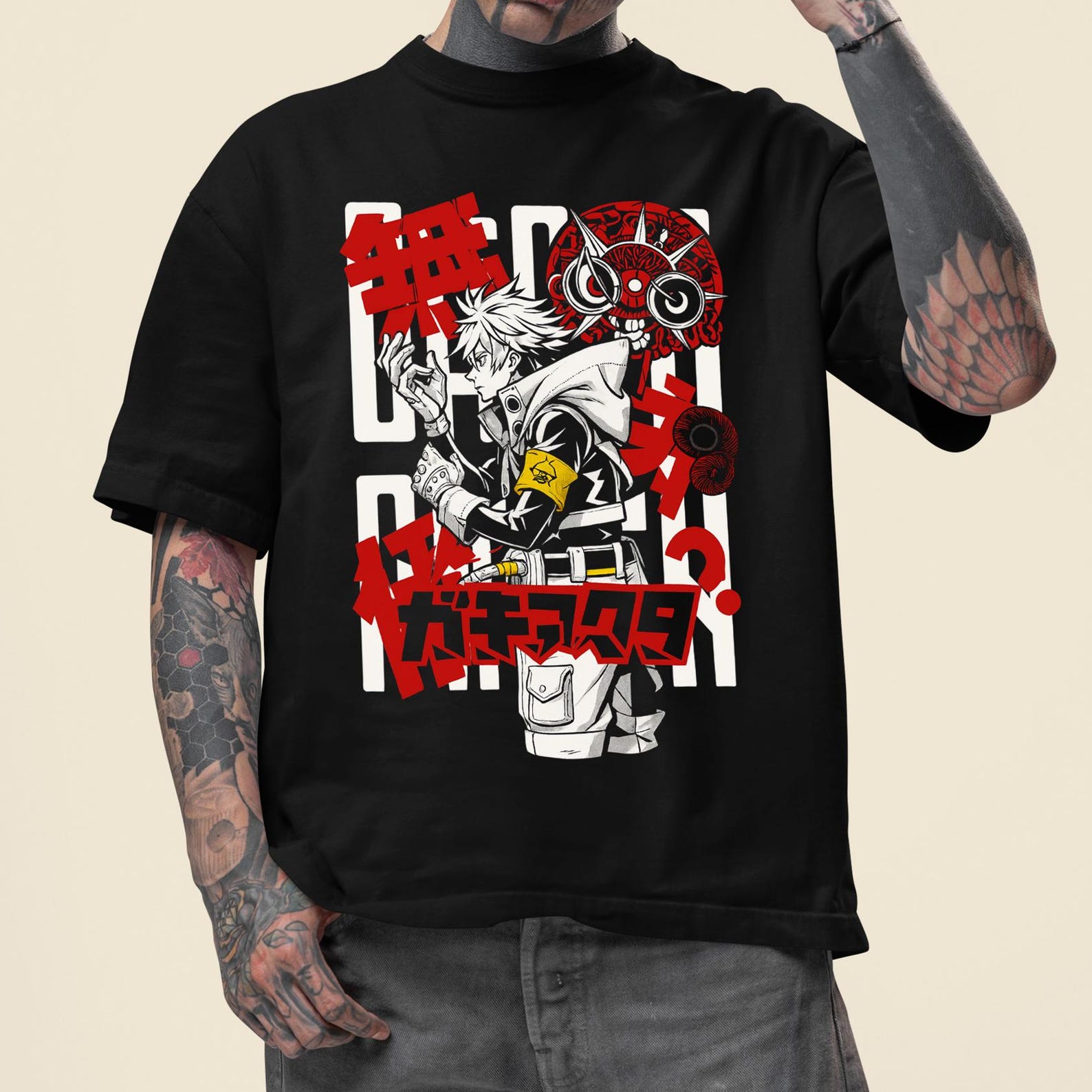 Anime Shirt Streetwear, Manga Inspired Graphic Tee, Unisex Heavy Cotton Gift XL