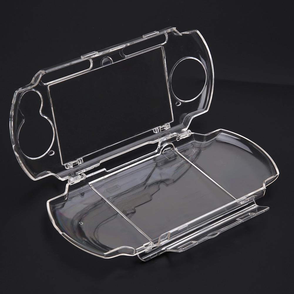 Replacement Shell Case Housing Faceplate Cover Snap-On Crystal Hard Case Cover for PlayStation Portable 2000 3000 Game Console
