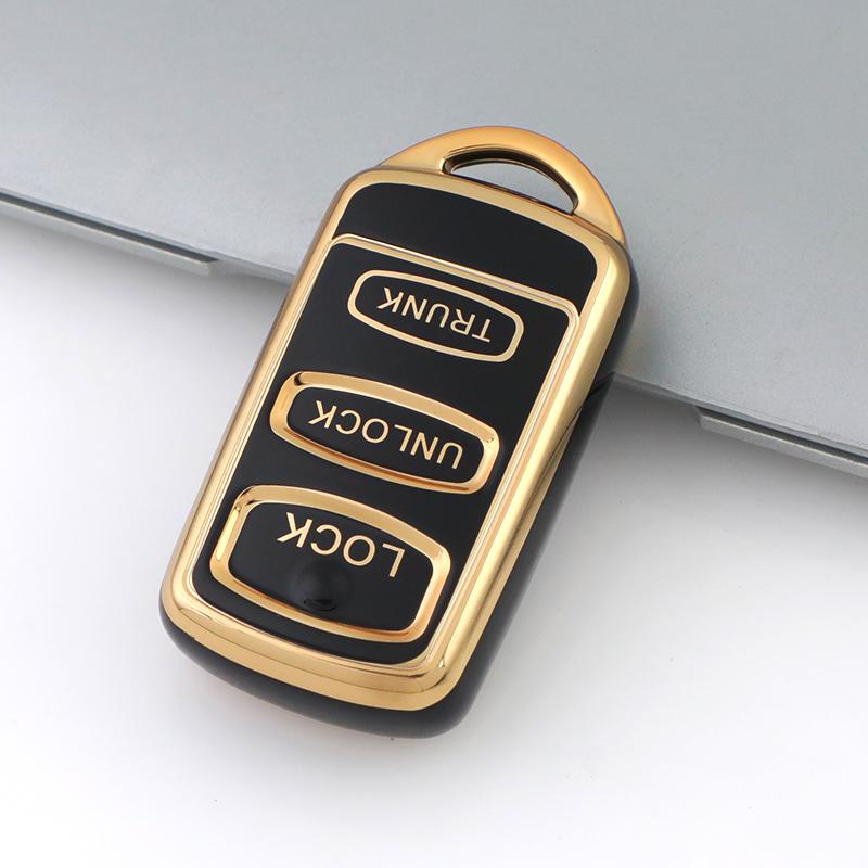 Premium Soft TPU Car Key Case Cover Shell for Mitsubishi Outlander PAJERO V73 Eclipse Arion Colt Key Rings Keychain Bag
