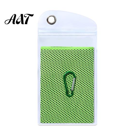Yoga Exercise Towel 90x30cm Cooling for Face, Chilly Sports with Storage Bag Hot Weather Relief And Carabiner, Portable Cold Neck Wrap