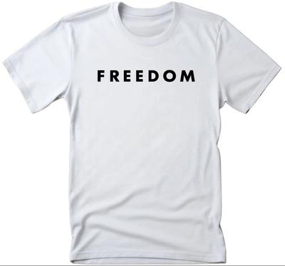 Libertà Charlie Kirk Bianco Maglietta Unisex Maglietta Turning Point