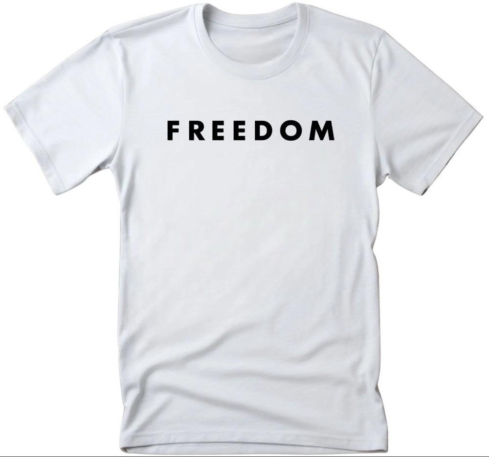 Freedom Charlie Kirk White Unisex T Shirt Tee Turning Point