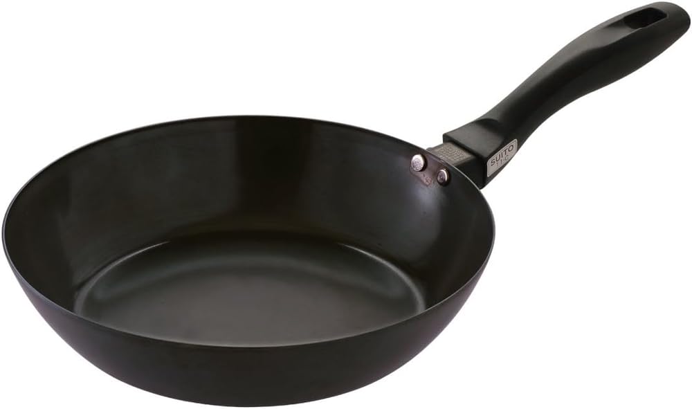 Fujita Metal Made in Japan with Carefully Selected Easy to Use Iron Frying Product 065809 Suite, Craftsmen, Pan, 24cm, Number