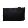 New COACH Corner Zip Leather Clutch Card Holder, Wallet Wrist Bag Regular Women's Brown & Black C5576-IMCBI