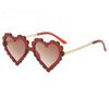 New Cute Children's Sunglasses Travel Sunscreen Trend Korean Edition Fashion Irregular Heart Shaped Baby Sunglasses