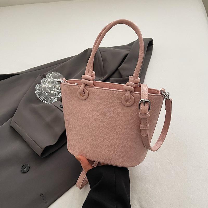 

Портативная сумка-корзина для овощей с узором личи, женская новая весенняя модная сумка-ведро, сумка-мессенджер