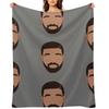 Drake head Throw Blanket Quilt manga bed plaid Beautifuls Blankets