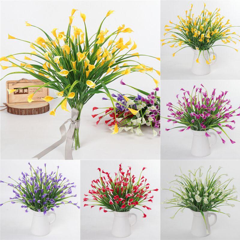 Lifelike Calla Lily Fake Flowers In Beautiful Colors Perfect For Bridal Bouquets And Events