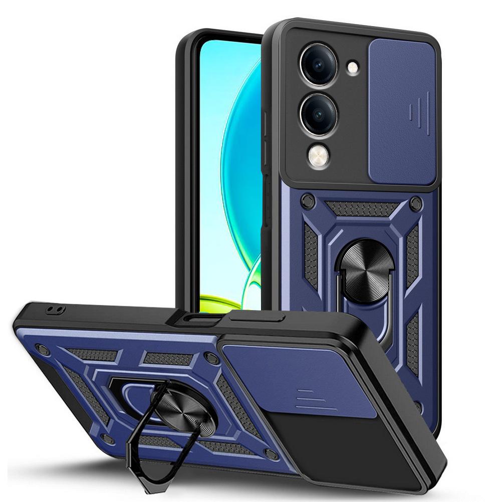 Camera Protect Case for VIVO Y04 Y29S Y39 Y38 Y19S Y28 Y100 Y36 Y35 Y16 Y55 Y75 Y77 Y17S Y22 Y21 Y22S Y33S Y20 Metal Ring Cover