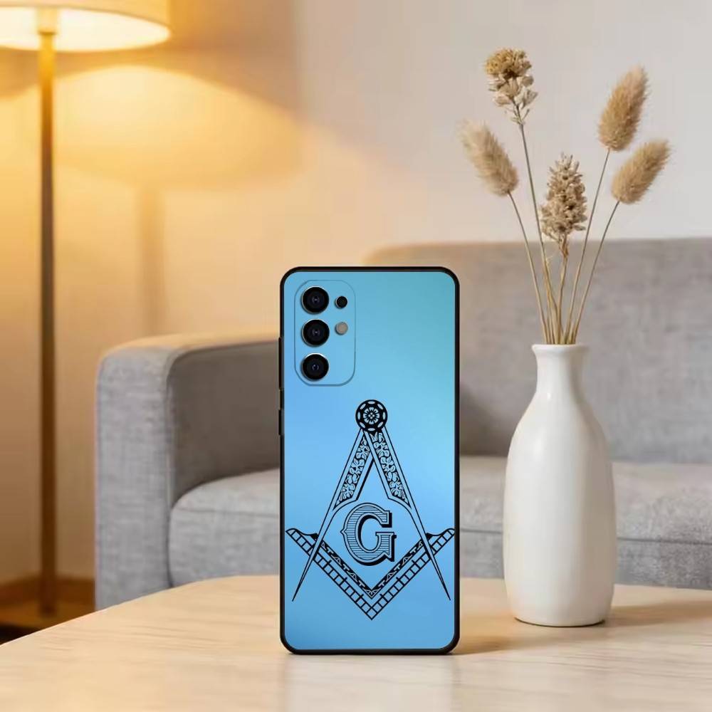 F-Freemasonry S-Symbol Phone Case For Samsung S25,S24,S21,S22,S23,S30,Ultra,S20,Plus,Fe,Soft Silicone Black Cover