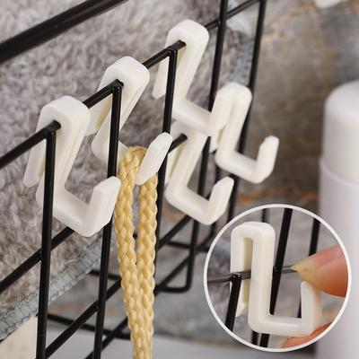 4PCS Bathroom Kitchen Plastic Mini Hooks