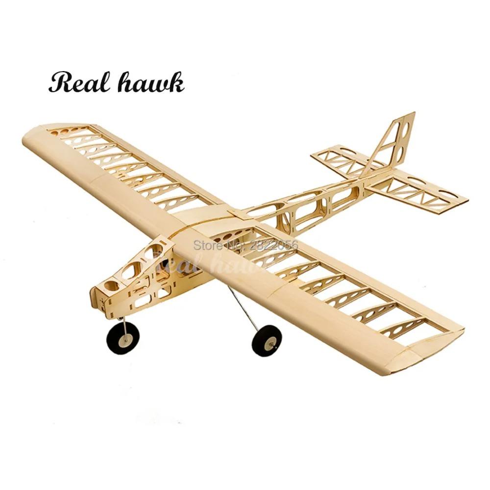 Aerei Radiocomandati Taglio Laser Legno di Balsa Kit Fai da Te Telaio Cloud Dancer senza Copertura Kit di Costruzione Modelli