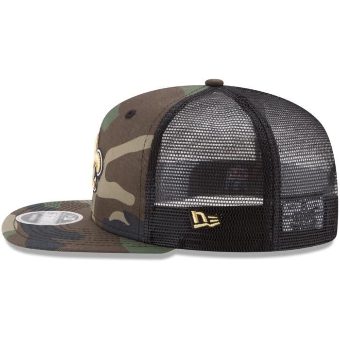 New Era 9Fifty Mesh Snapback Cap New Orleans Saints wood
