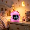 Kids Alarm Clock Sleep Training Clock, Silicone Touch Night Light, Color Changing Led Lamp, Soft Bedroom Decor Gift For Toddlers