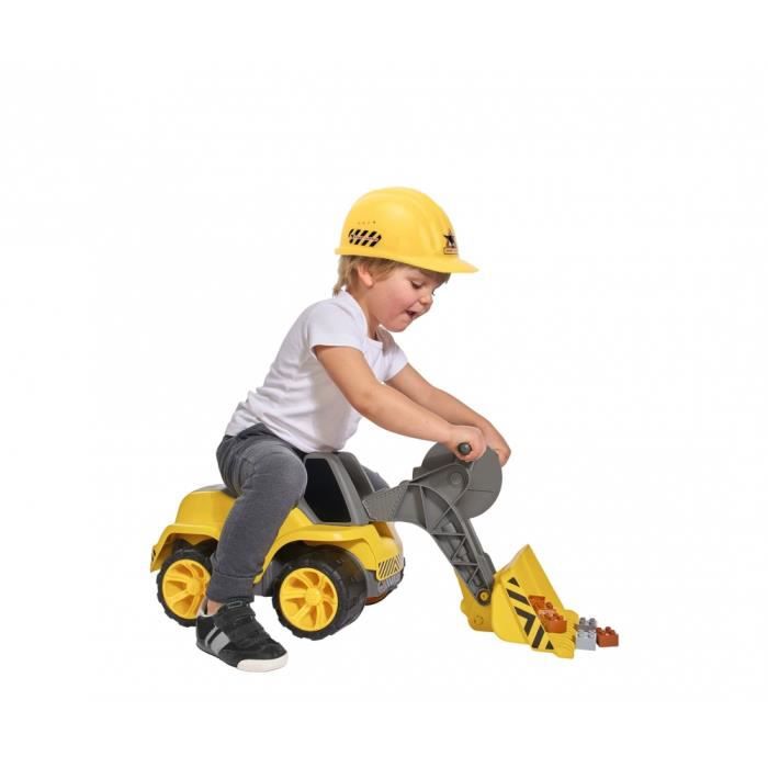 Big Worker Maxi Excavator Carrier - SILVERTORN - Yellow and Gray - For Children Aged 3 and Over - Up To 50 Kg