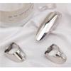 Crystal Inlaid Finger Rings Handmade Jewelry Stylish Accessory for Parties Daily