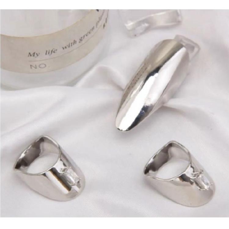 Crystal Inlaid Finger Rings Handmade Jewelry Stylish Accessory for Parties Daily